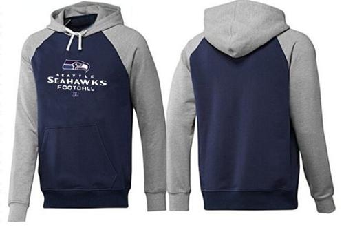 NFL Men's Nike Seattle Seahawks Critical Victory Pullover Hoodie - Navy/Grey